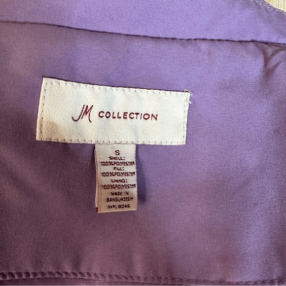 JM Collection Soft Cozy Warm Lavender Purple Quilted Jacket - Picture 2 of 8